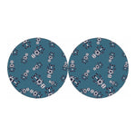 Robot Servant Pattern Print Car Coasters