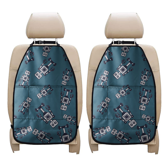Robot Servant Pattern Print Car Seat Organizers