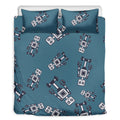 Robot Servant Pattern Print Duvet Cover Bedding Set