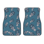 Robot Servant Pattern Print Front Car Floor Mats