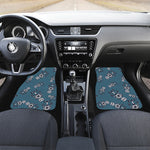 Robot Servant Pattern Print Front Car Floor Mats