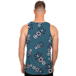 Robot Servant Pattern Print Men's Tank Top