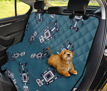 Robot Servant Pattern Print Pet Car Back Seat Cover