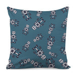 Robot Servant Pattern Print Pillow Cover