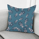 Robot Servant Pattern Print Pillow Cover