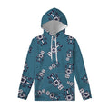 Robot Servant Pattern Print Pullover Hoodie