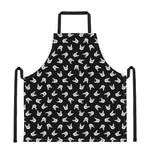 Rock And Roll Hand Sign Pattern Print Apron