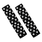 Rock And Roll Hand Sign Pattern Print Car Seat Belt Covers