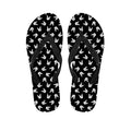Rock And Roll Hand Sign Pattern Print Flip Flops