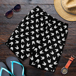Rock And Roll Hand Sign Pattern Print Men's Shorts