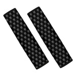 Rock And Roll Hand Symbol Pattern Print Car Seat Belt Covers