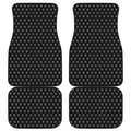 Rock And Roll Hand Symbol Pattern Print Front and Back Car Floor Mats