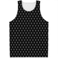 Rock And Roll Hand Symbol Pattern Print Men's Tank Top