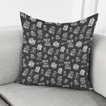 Rock And Roll Music Pattern Print Pillow Cover
