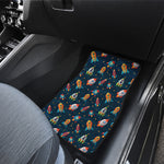 Rockets And Stars Pattern Print Front Car Floor Mats