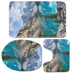 Rocky Mountain Print 3 Piece Bath Mat Set