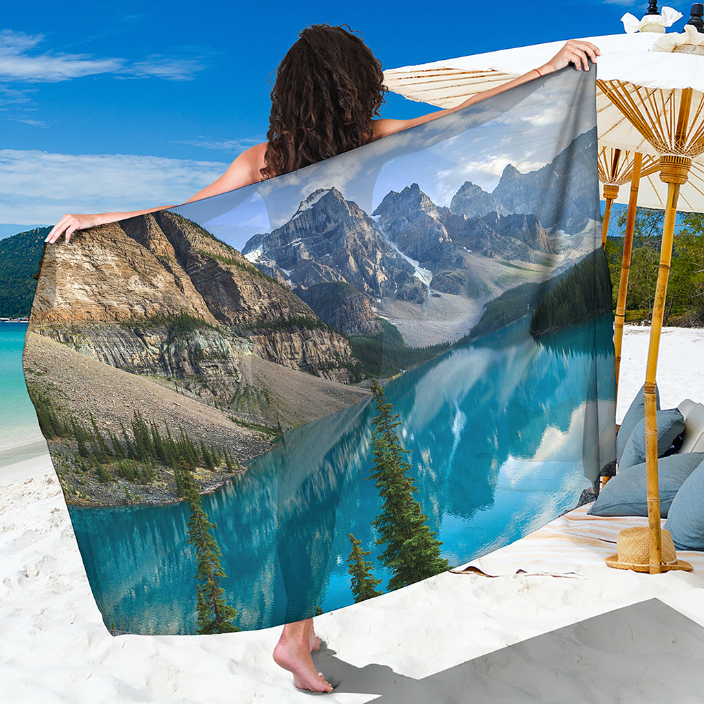 Rocky Mountain Print Beach Sarong Wrap