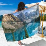 Rocky Mountain Print Beach Sarong Wrap