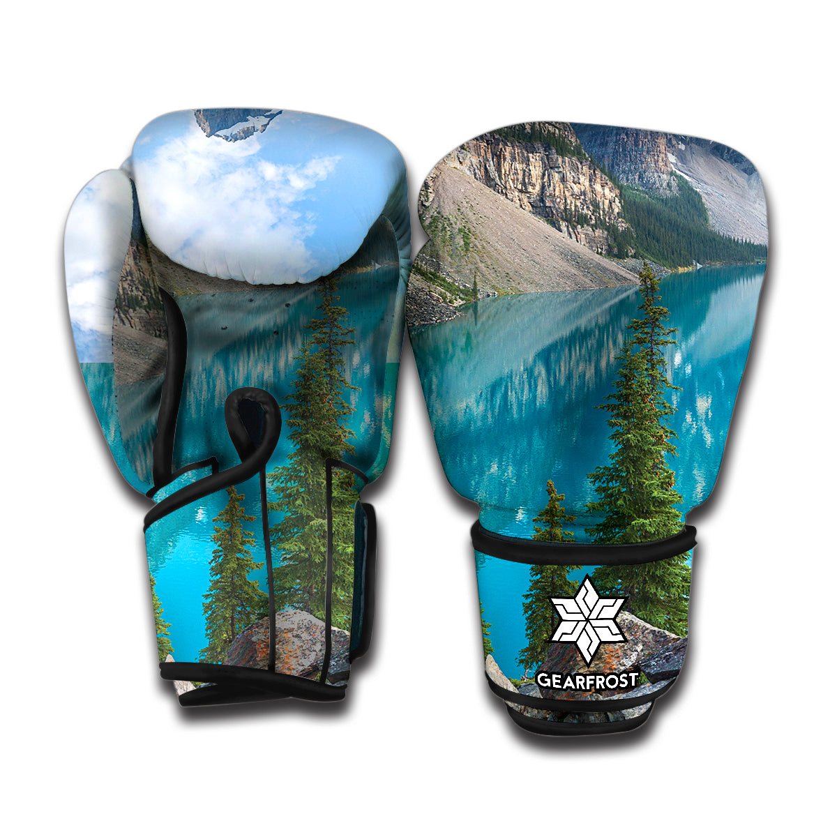 Rocky Mountain Print Boxing Gloves