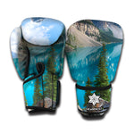 Rocky Mountain Print Boxing Gloves