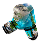 Rocky Mountain Print Boxing Gloves