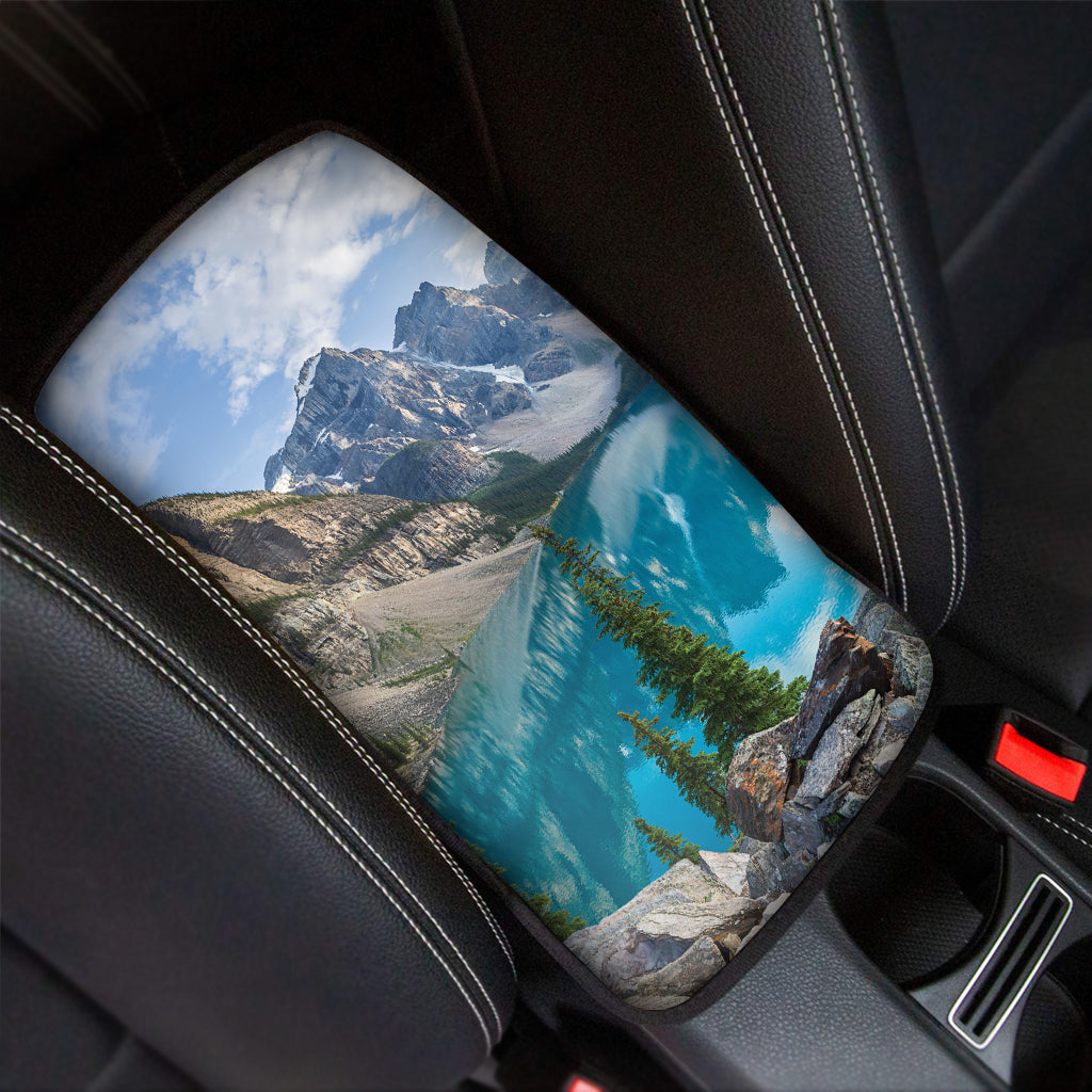 Rocky Mountain Print Car Center Console Cover