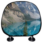 Rocky Mountain Print Car Headrest Covers