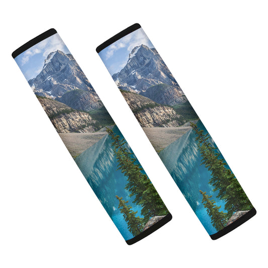 Rocky Mountain Print Car Seat Belt Covers