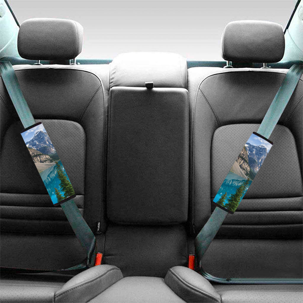 Rocky Mountain Print Car Seat Belt Covers