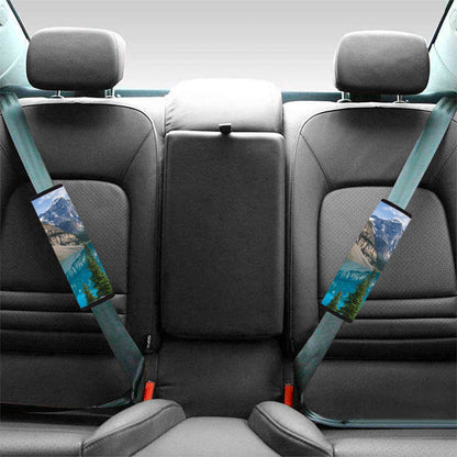 Rocky Mountain Print Car Seat Belt Covers
