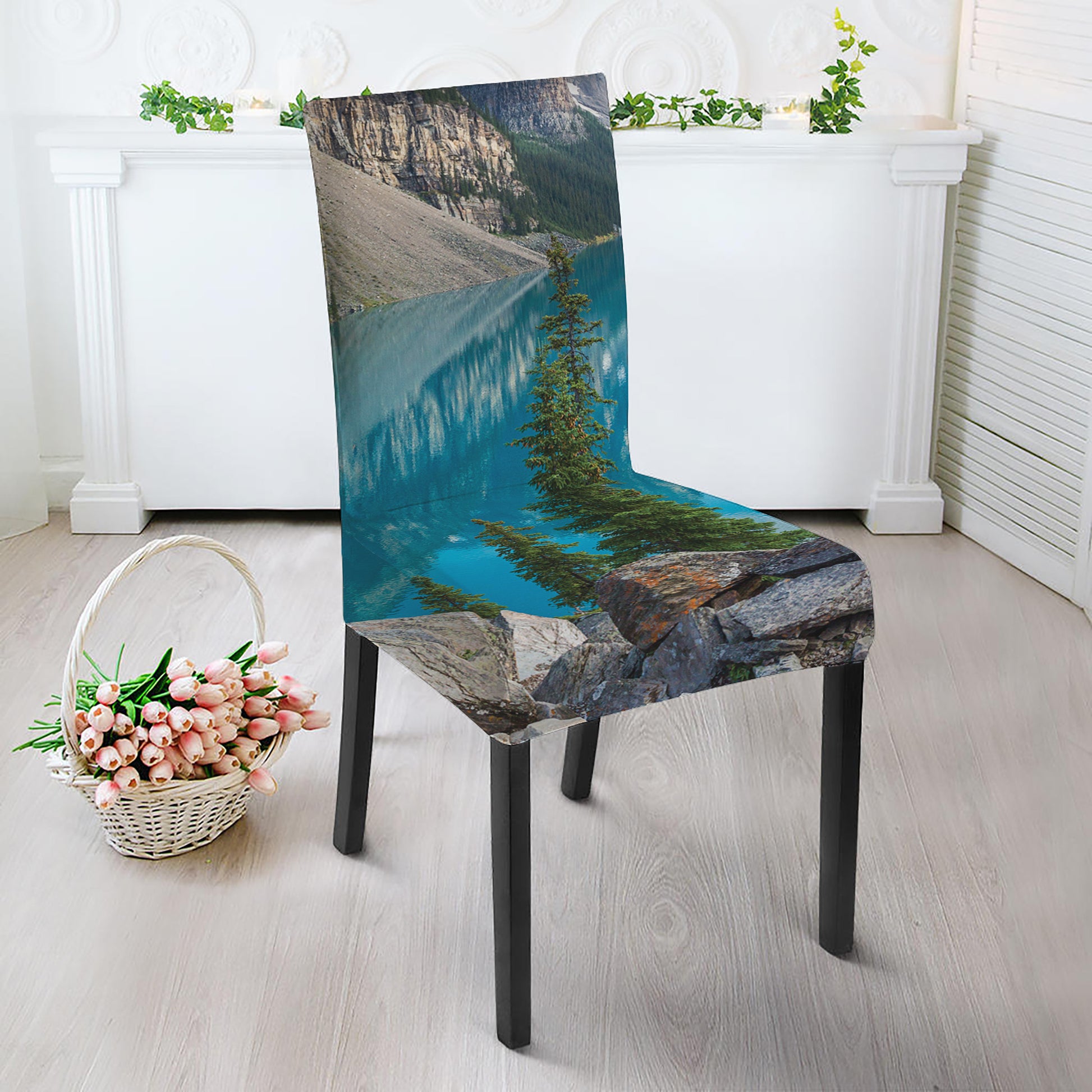 Rocky Mountain Print Dining Chair Slipcover