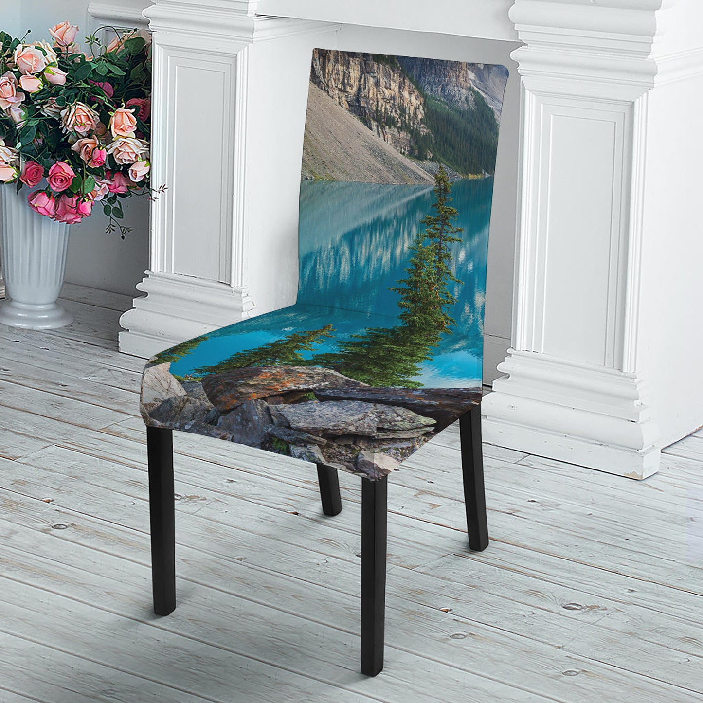 Rocky Mountain Print Dining Chair Slipcover