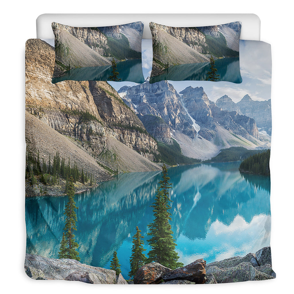 Rocky Mountain Print Duvet Cover Bedding Set