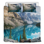 Rocky Mountain Print Duvet Cover Bedding Set
