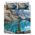 Rocky Mountain Print Duvet Cover Bedding Set