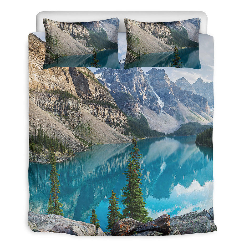 Rocky Mountain Print Duvet Cover Bedding Set