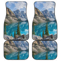 Rocky Mountain Print Front and Back Car Floor Mats