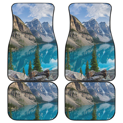 Rocky Mountain Print Front and Back Car Floor Mats