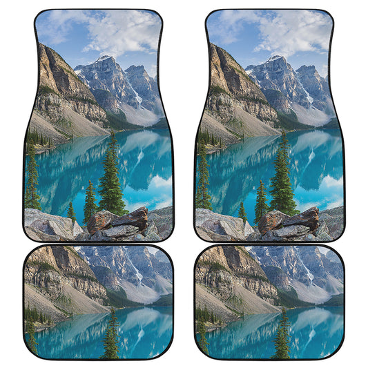 Rocky Mountain Print Front and Back Car Floor Mats