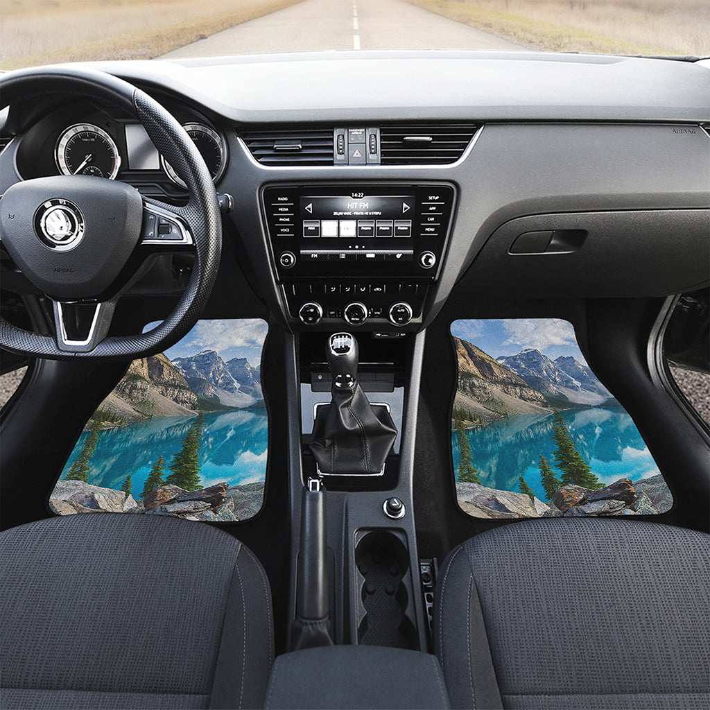 Rocky Mountain Print Front and Back Car Floor Mats