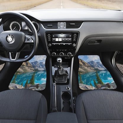 Rocky Mountain Print Front Car Floor Mats