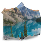 Rocky Mountain Print Hooded Blanket