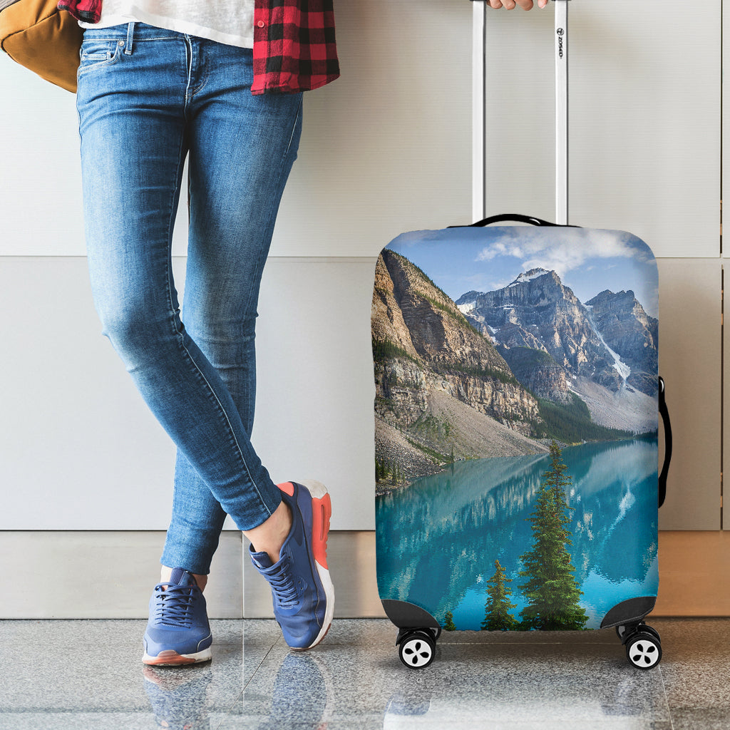 Rocky Mountain Print Luggage Cover