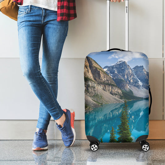 Rocky Mountain Print Luggage Cover