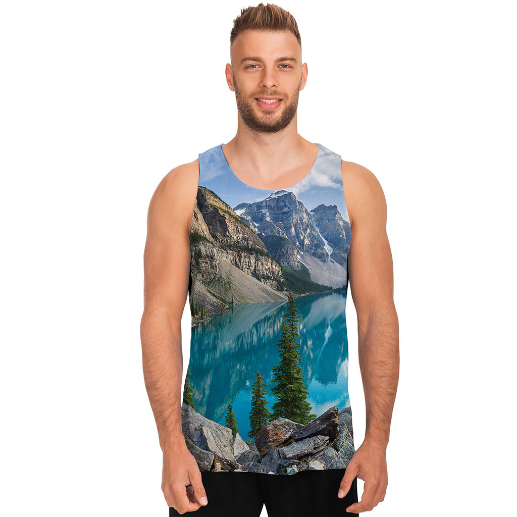 Rocky Mountain Print Men's Tank Top