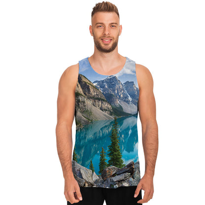 Rocky Mountain Print Men's Tank Top