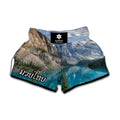Rocky Mountain Print Muay Thai Boxing Shorts