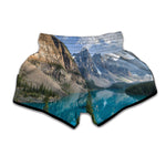 Rocky Mountain Print Muay Thai Boxing Shorts