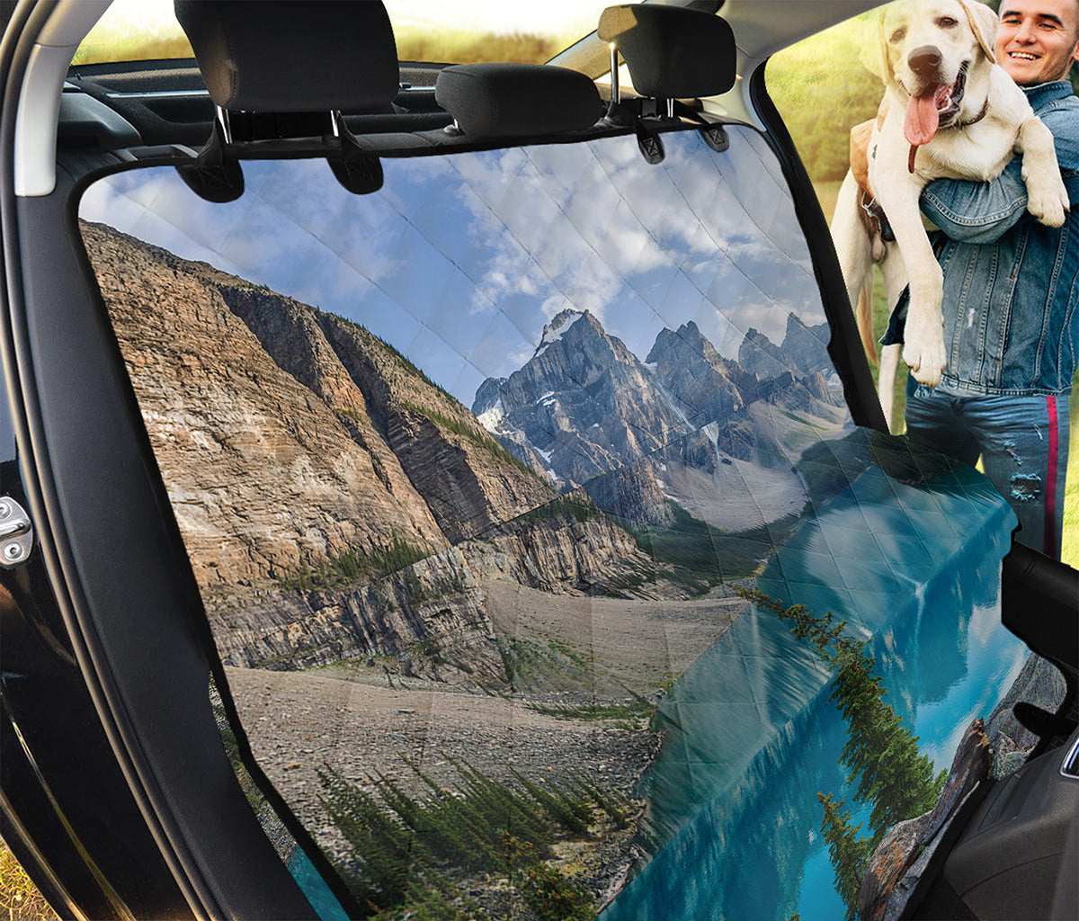 Rocky Mountain Print Pet Car Back Seat Cover