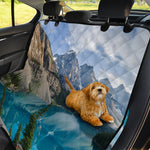 Rocky Mountain Print Pet Car Back Seat Cover